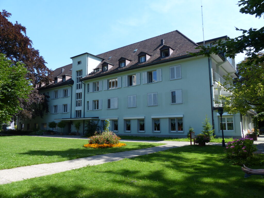 Sicht auf das Haus
